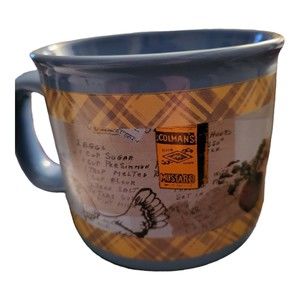 Hallmark Licensing Houston Harvest Recipe Coffee Soup Mug Hen Colmans Mustard